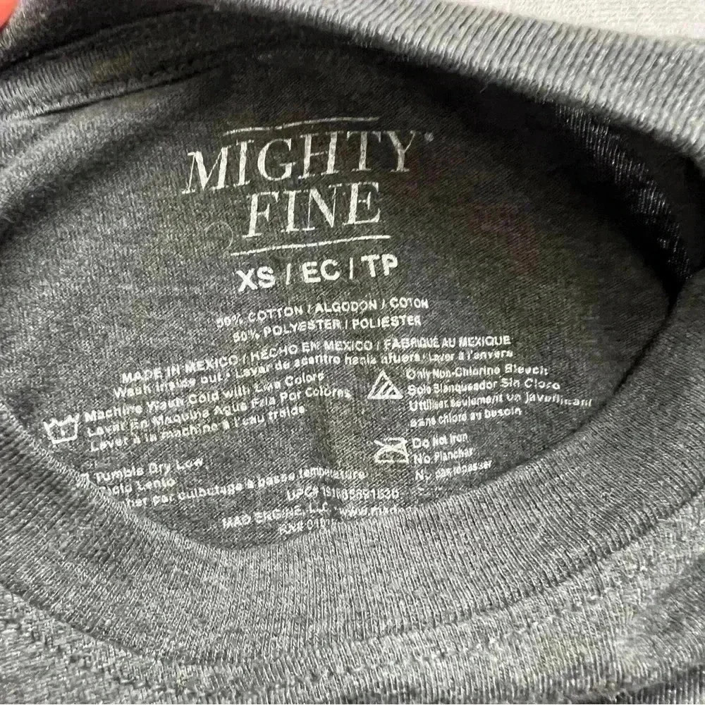 Dark grey graphic tee. - Picture 2 of 9